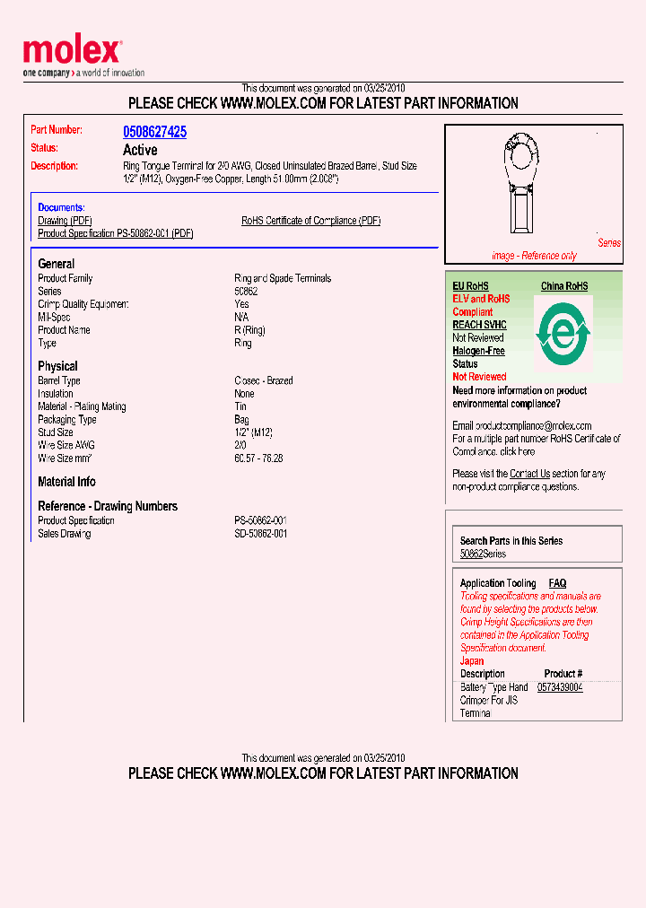 50862-7425_2576804.PDF Datasheet