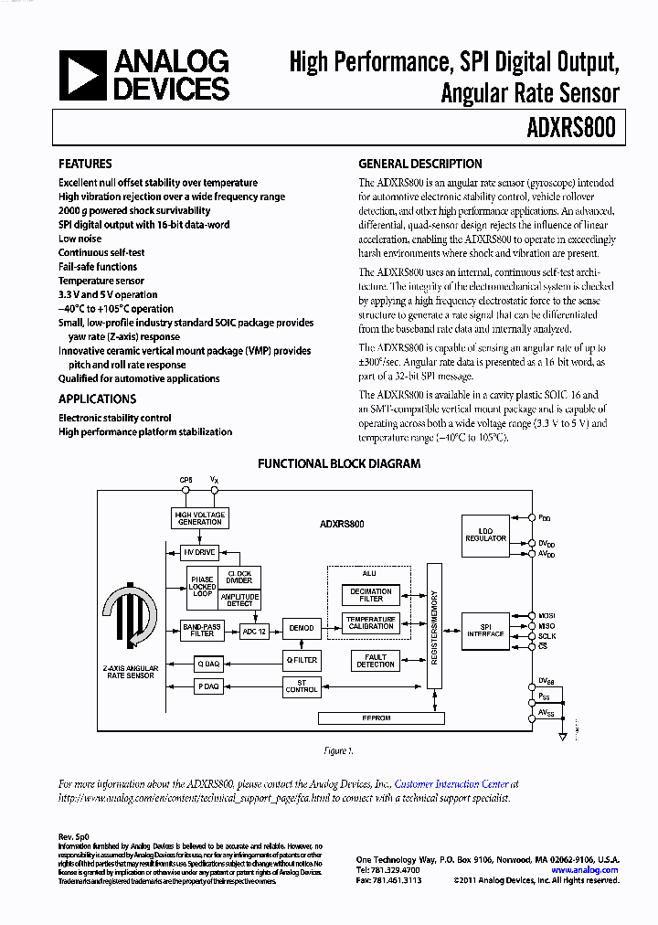 ADXRS800_2594301.PDF Datasheet