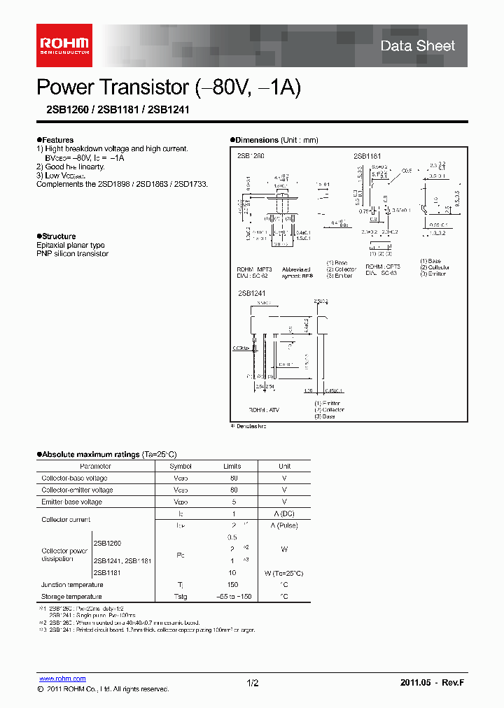 2SB1241_2620277.PDF Datasheet