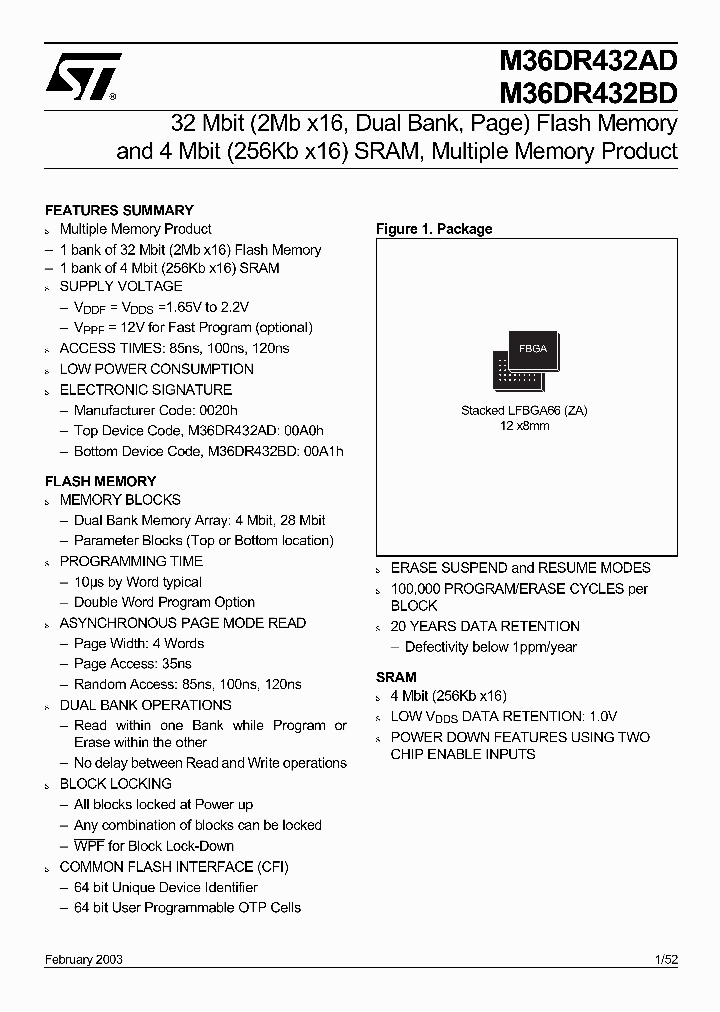 M36DR432BD85ZA6T_2624764.PDF Datasheet