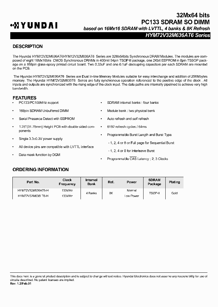 HYM72V32M636AT6-H_2635914.PDF Datasheet