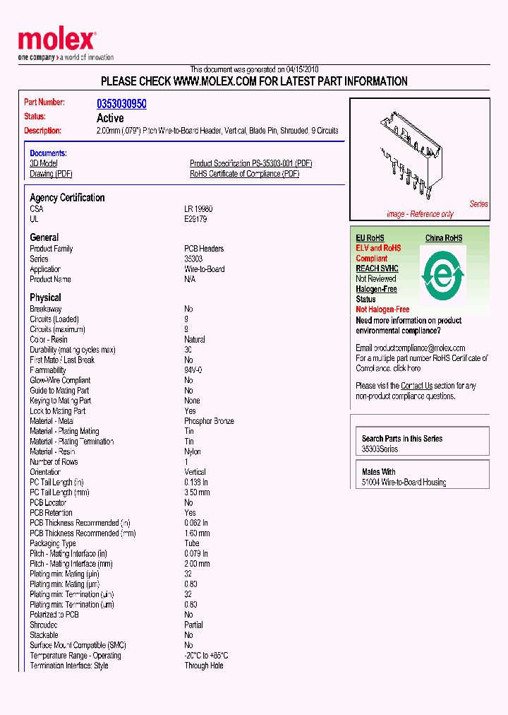 35303-0950_2654518.PDF Datasheet