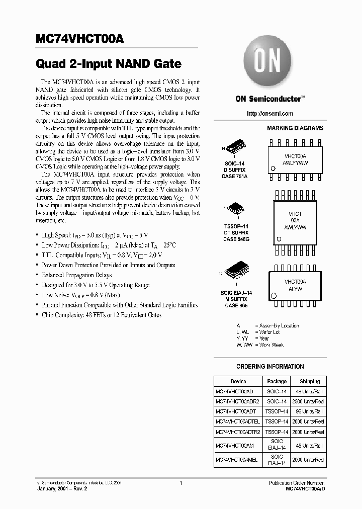 MC74VHCT00A-D_2664362.PDF Datasheet