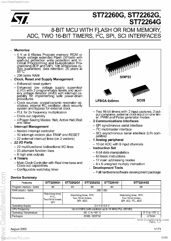 ST72F264G_2667731.PDF Datasheet