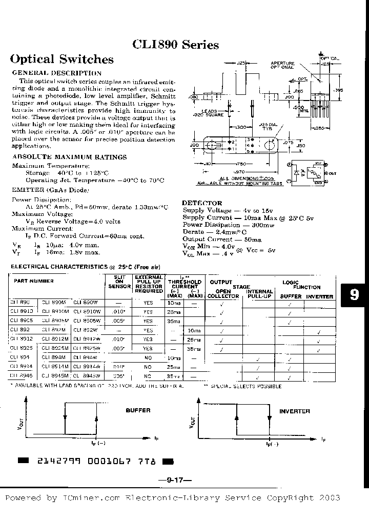 CLI8912W_2691745.PDF Datasheet