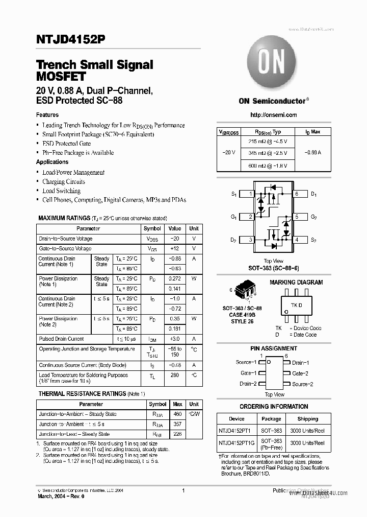 NTJD4152P_2694649.PDF Datasheet