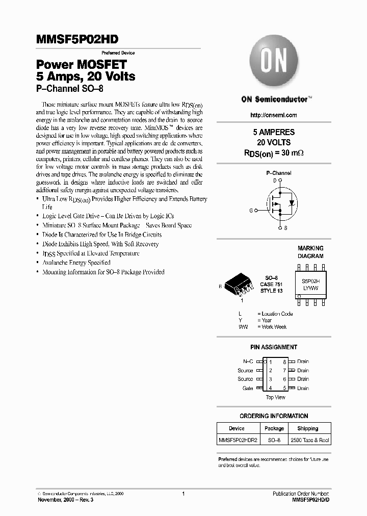 MMSF5P02HD-D_2699618.PDF Datasheet