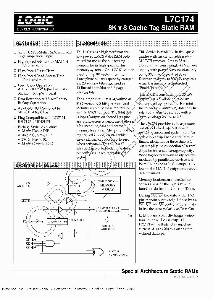 L7C174IMB25_2715805.PDF Datasheet