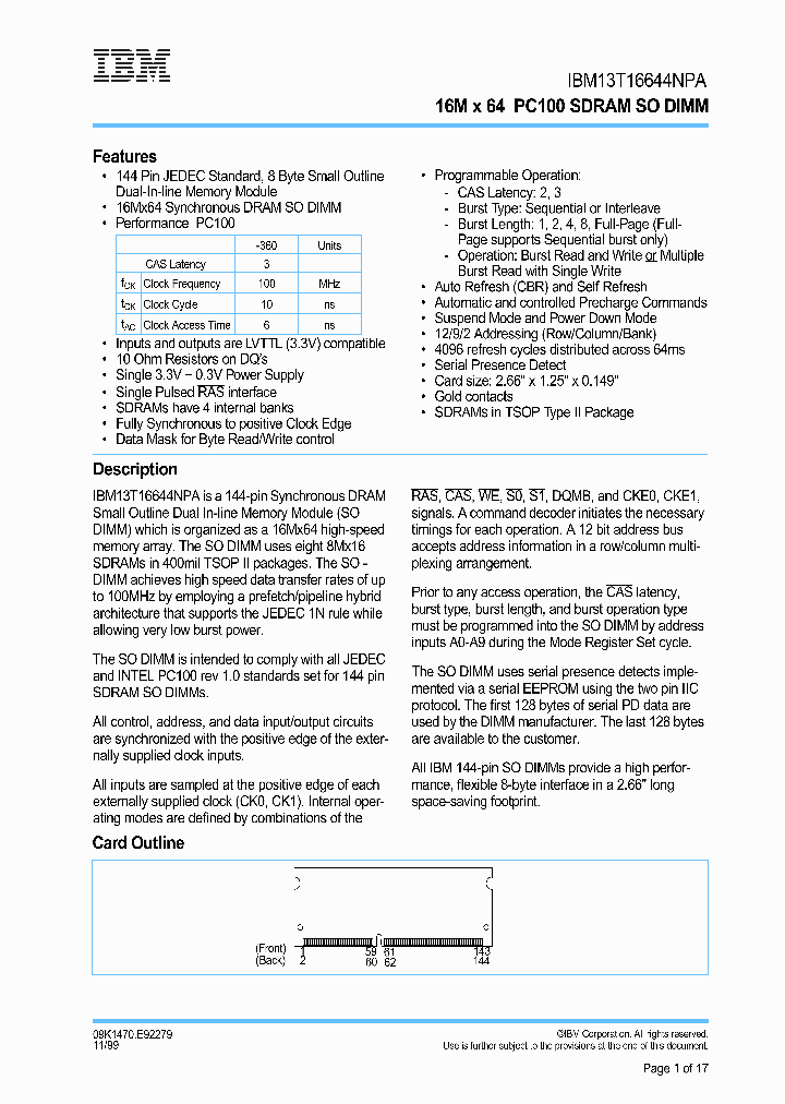 IBM13T16644NPA_2727352.PDF Datasheet