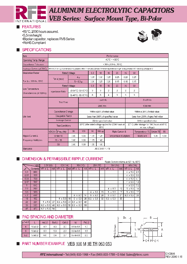 VEB100M1ETR063053_2744232.PDF Datasheet