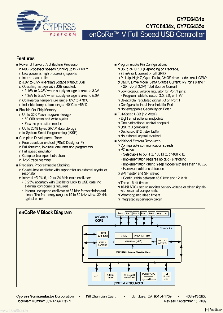 CY7C64315_2752807.PDF Datasheet