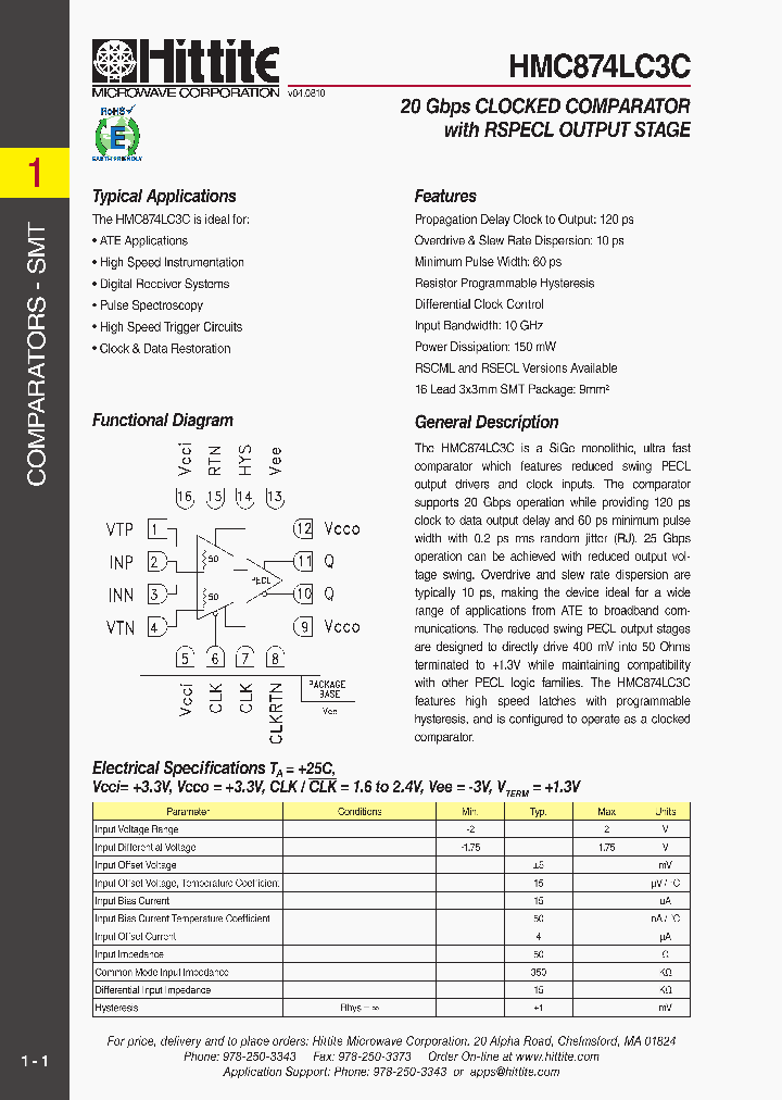 HMC874LC3C10_2755318.PDF Datasheet