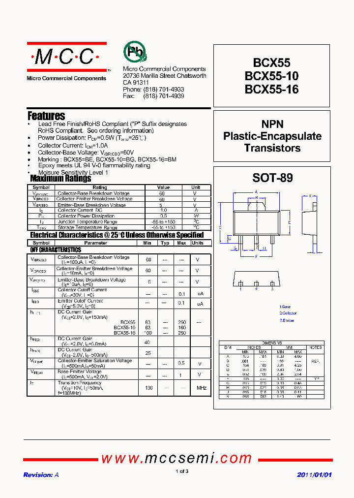 BCX55-10_2757493.PDF Datasheet