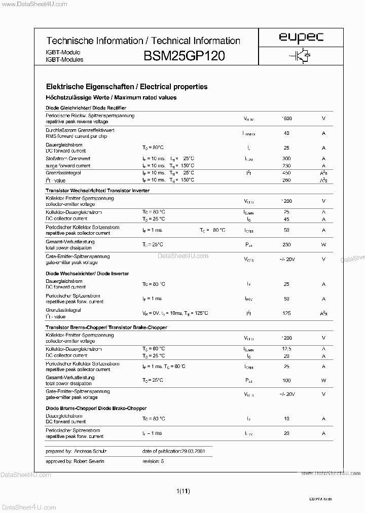 BSM25GP120_2762298.PDF Datasheet