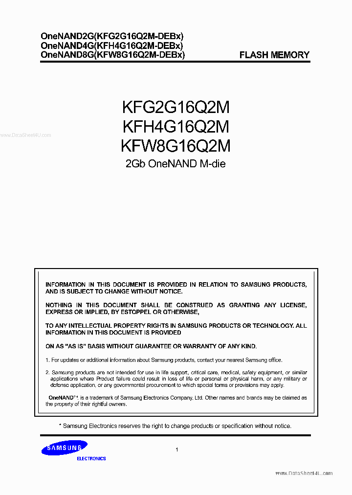 KFH4G16Q2M_2763501.PDF Datasheet