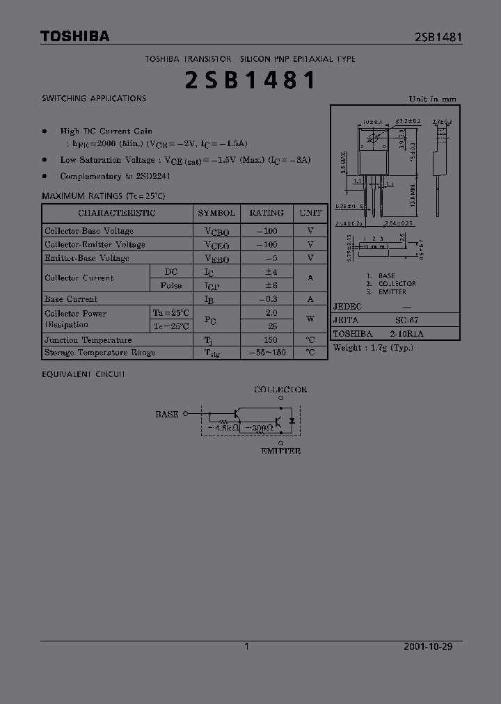 2SB1481_2765102.PDF Datasheet