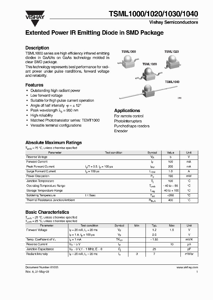 TSML1020_2766854.PDF Datasheet