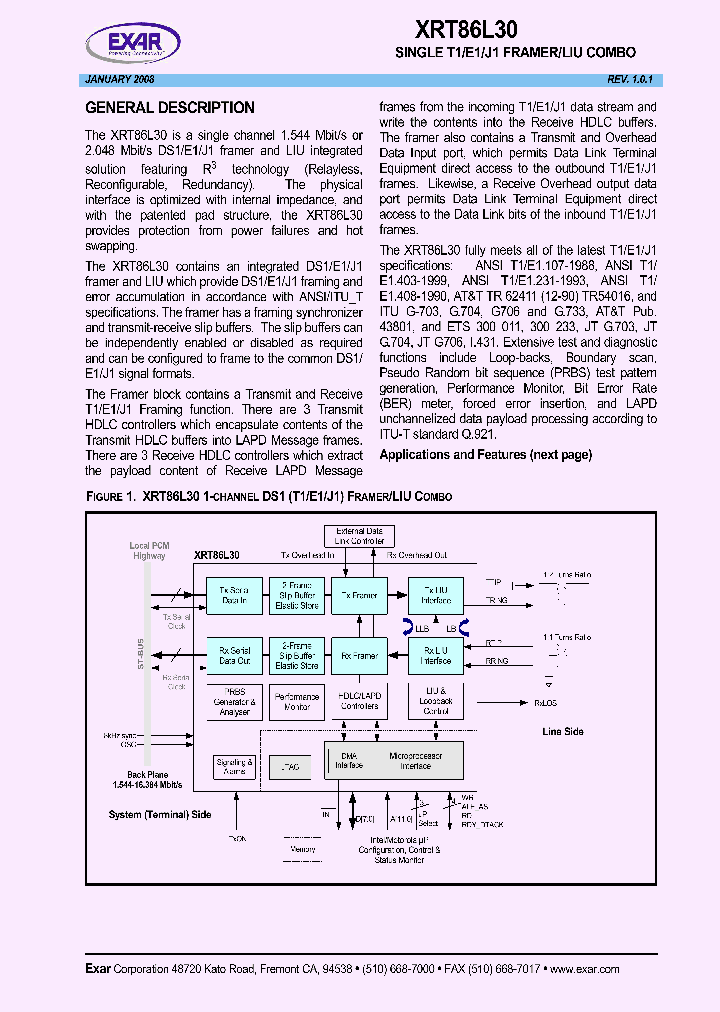 XRT86L30IV_2771691.PDF Datasheet