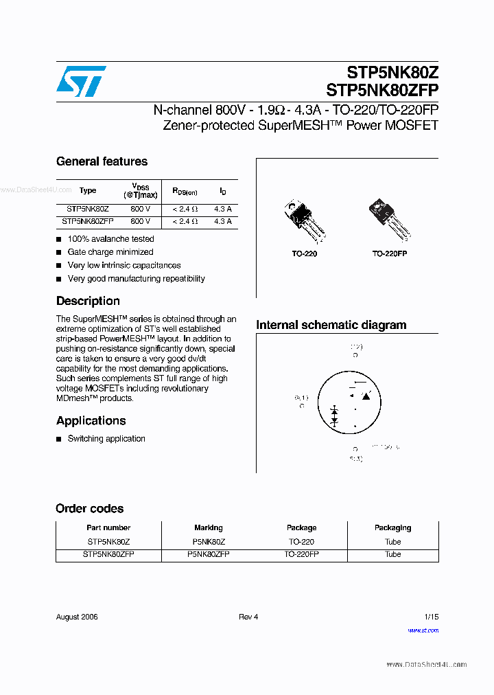 P5NK80Z_2773671.PDF Datasheet