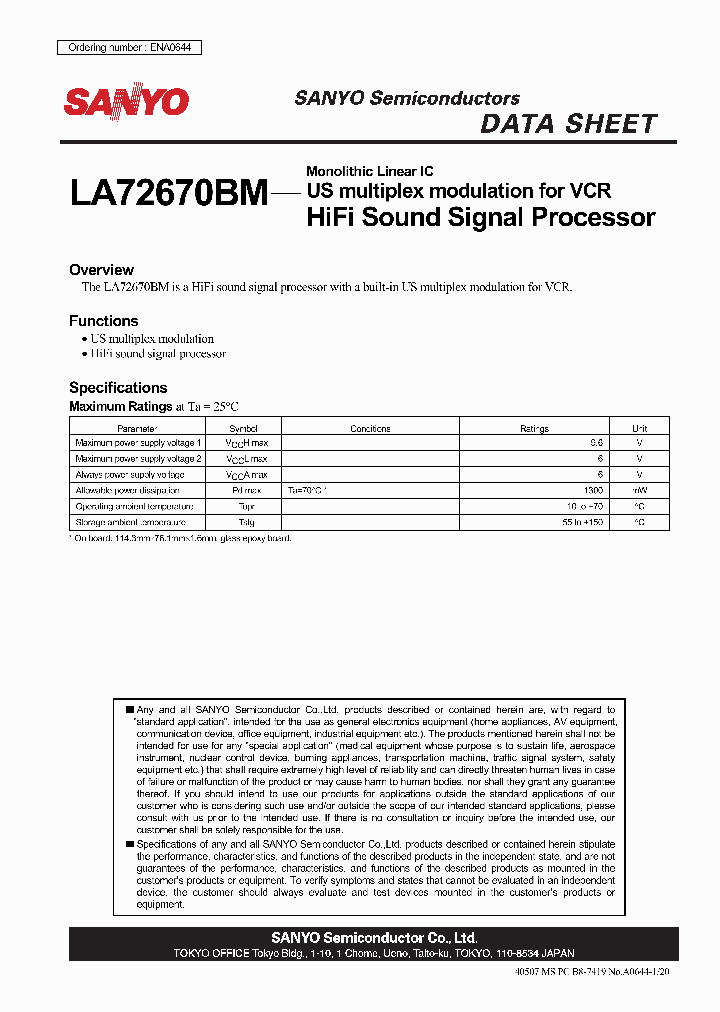 LA72670BM_2781670.PDF Datasheet