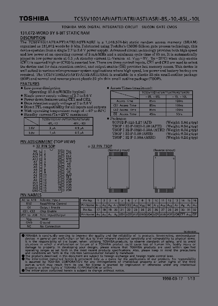 TC55V1001AFI-85_2795329.PDF Datasheet