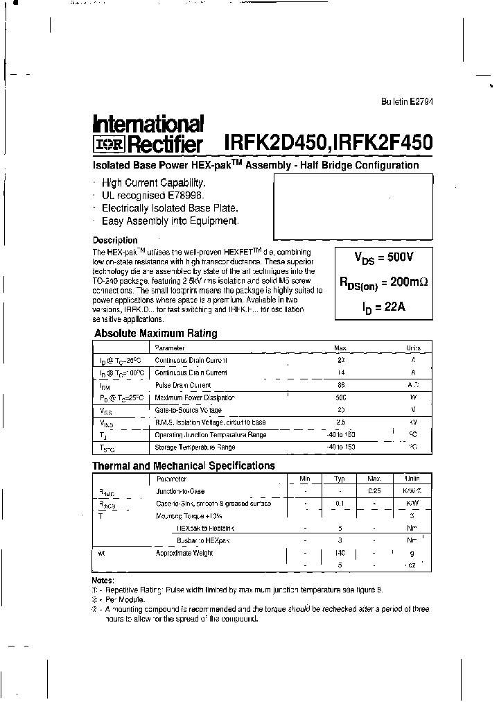 IRFK2D450_2796451.PDF Datasheet