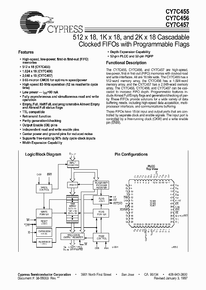 CY7C457-30JC_2813107.PDF Datasheet