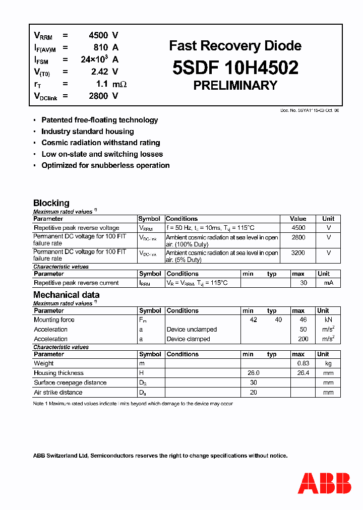 5SDF10H4502_2868304.PDF Datasheet