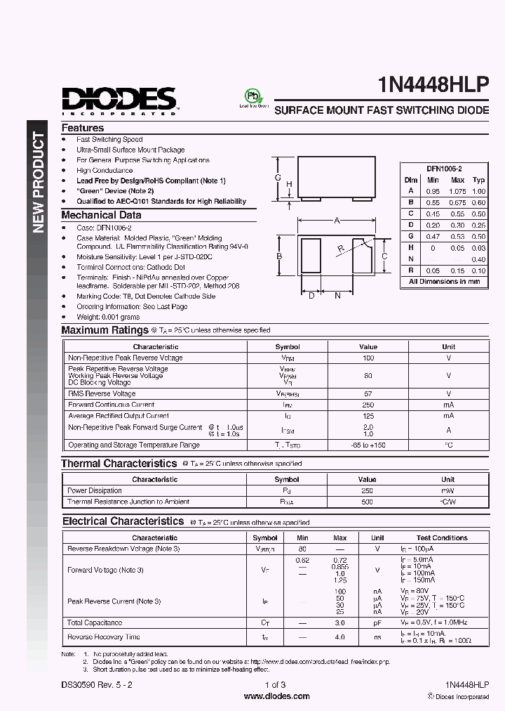 1N4448HLP_2877397.PDF Datasheet