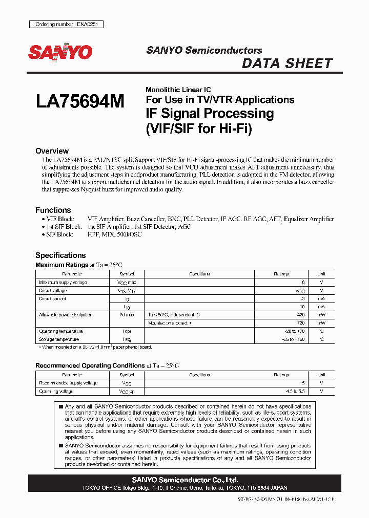 LA75694M_2877986.PDF Datasheet