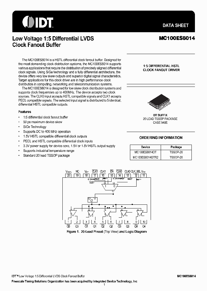 MC100ES8014_2878035.PDF Datasheet