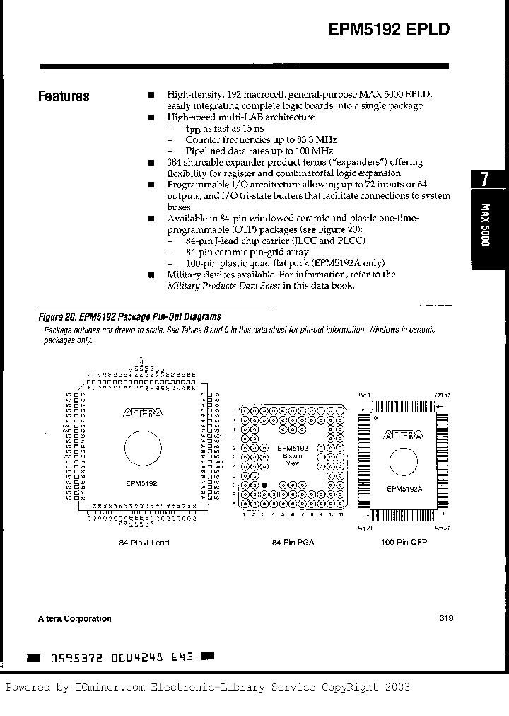 EPM5192LC-1_2895218.PDF Datasheet