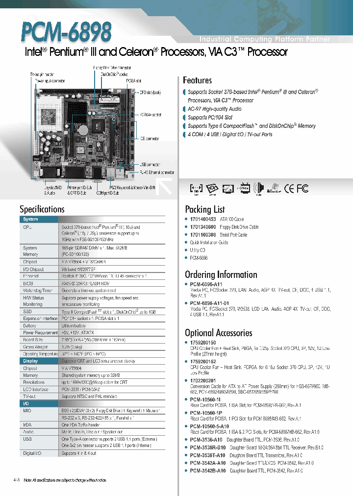 PCM-6898_2901200.PDF Datasheet