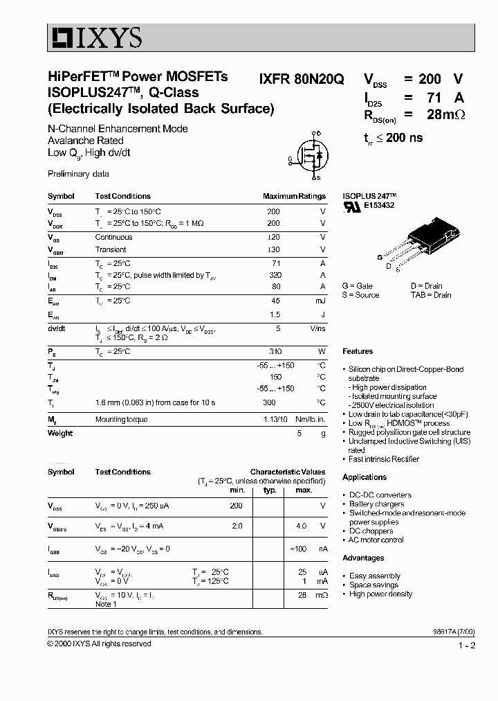 IXFR80N20Q_2903666.PDF Datasheet