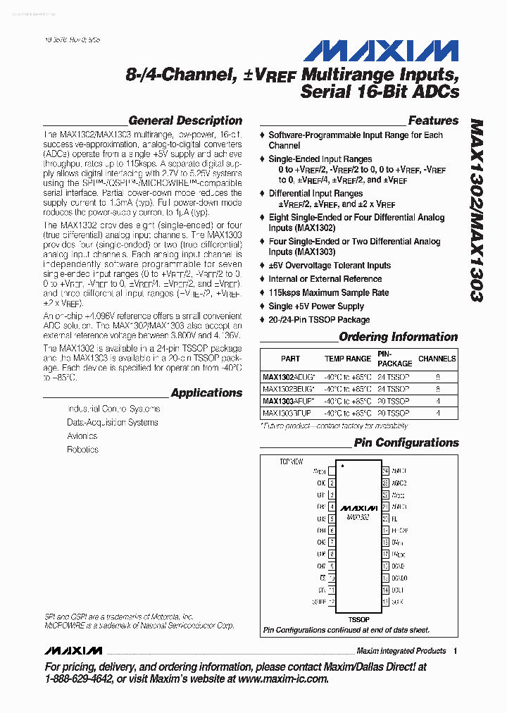 MAX1302_2915848.PDF Datasheet