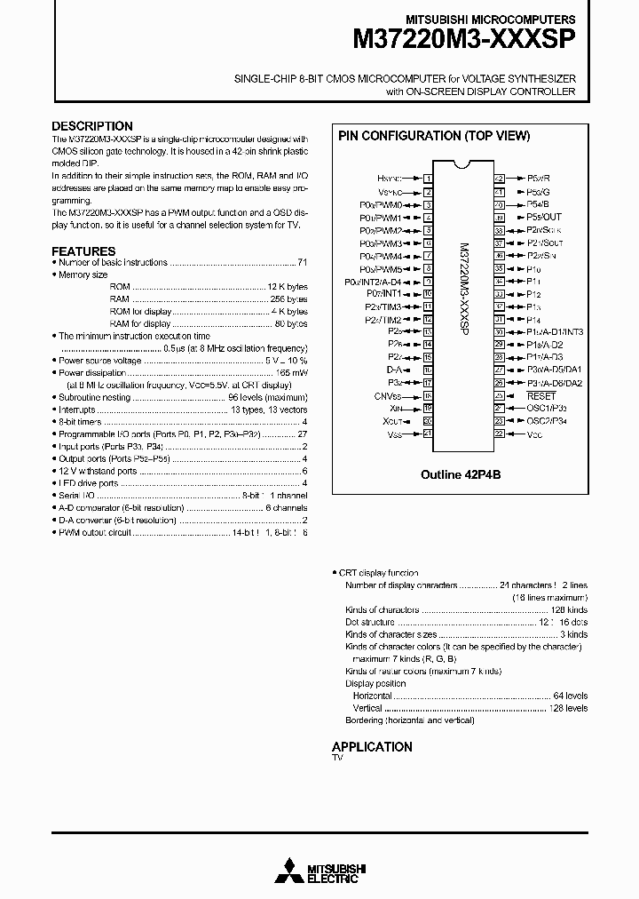 M37220M3-010SP_2916700.PDF Datasheet