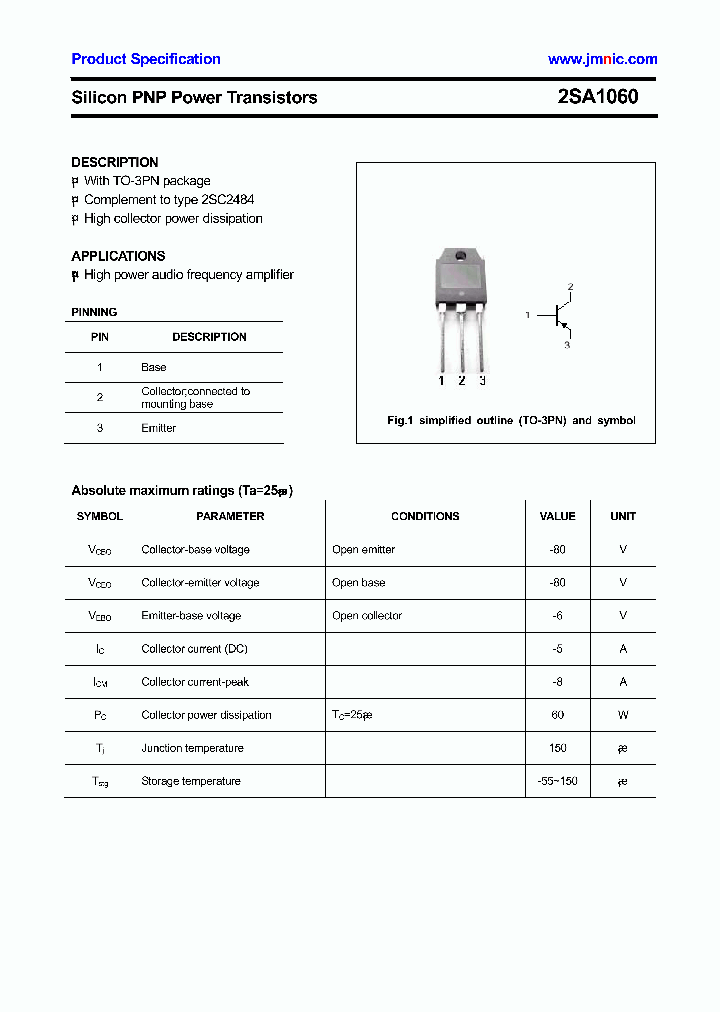 2SA1060_2918938.PDF Datasheet