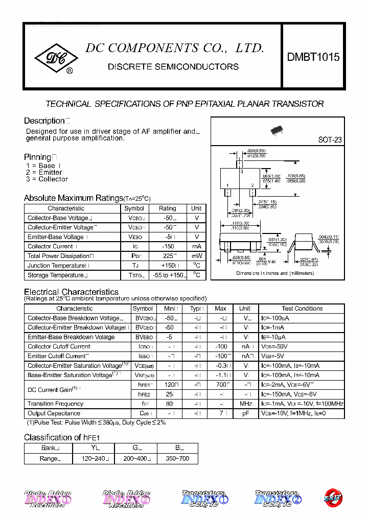 DMBT1015_2919580.PDF Datasheet