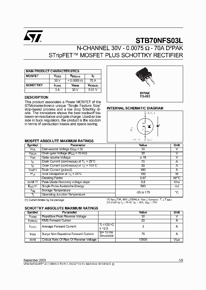 STB70NFS03LT4_2919669.PDF Datasheet