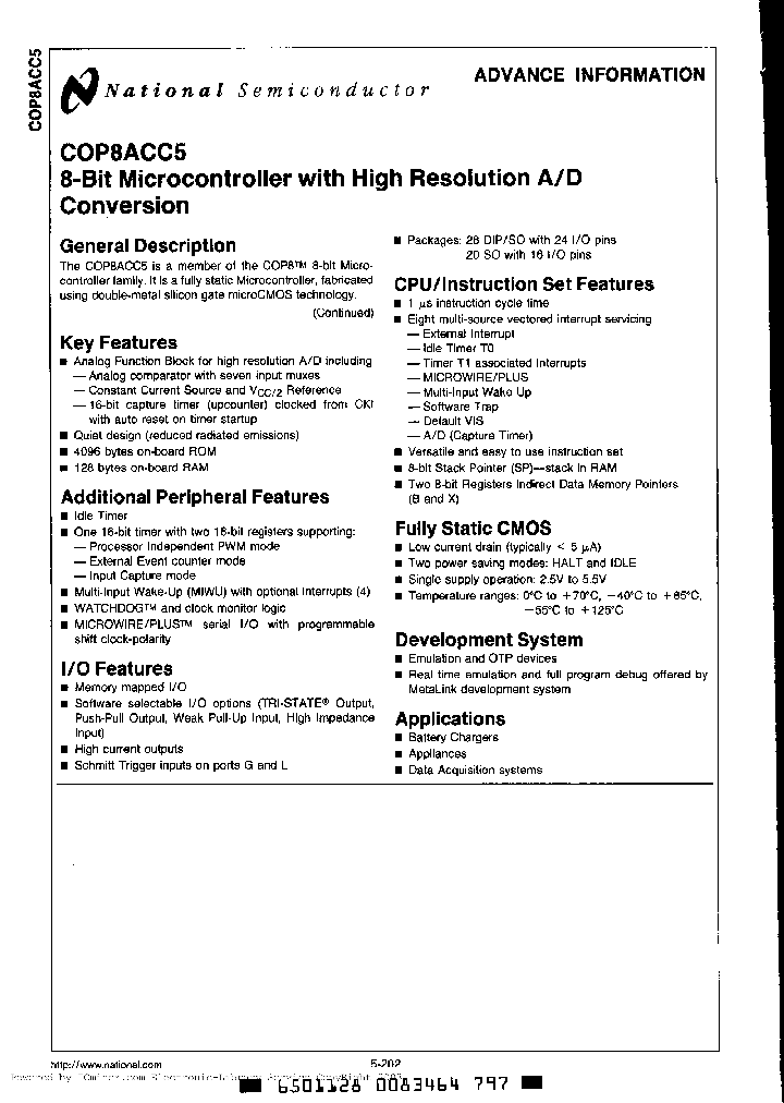 COP8ACC520M6_2930476.PDF Datasheet
