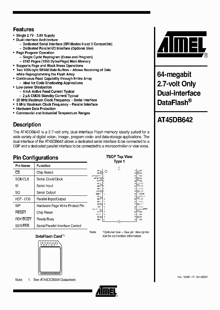 AT45DB642-TI_2949434.PDF Datasheet