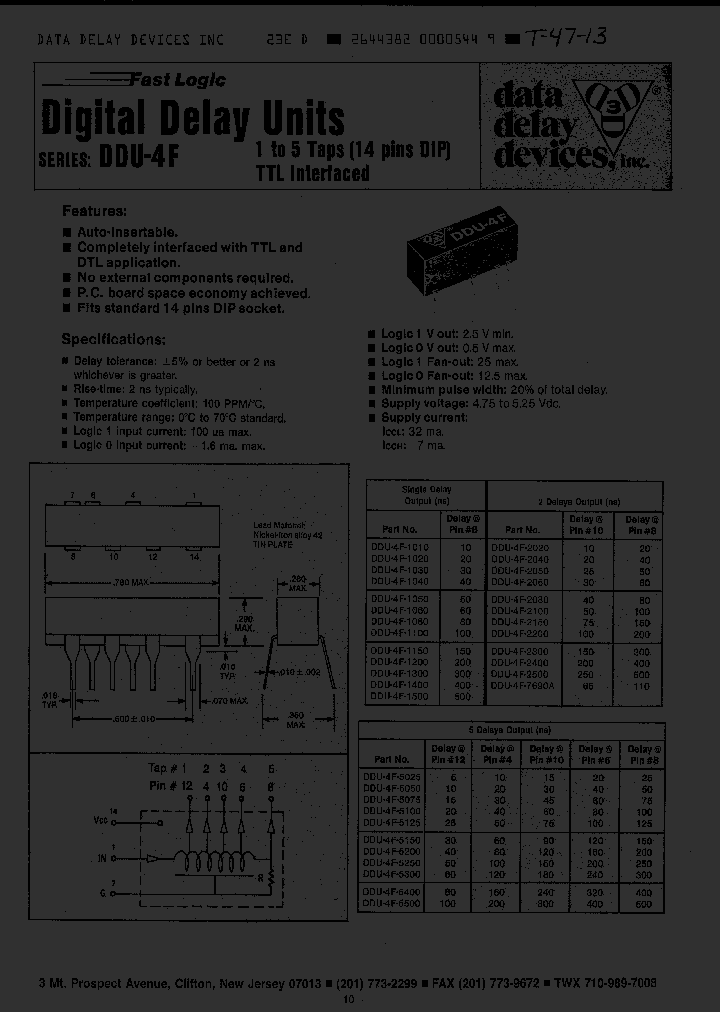 DDU4F7690_2960020.PDF Datasheet