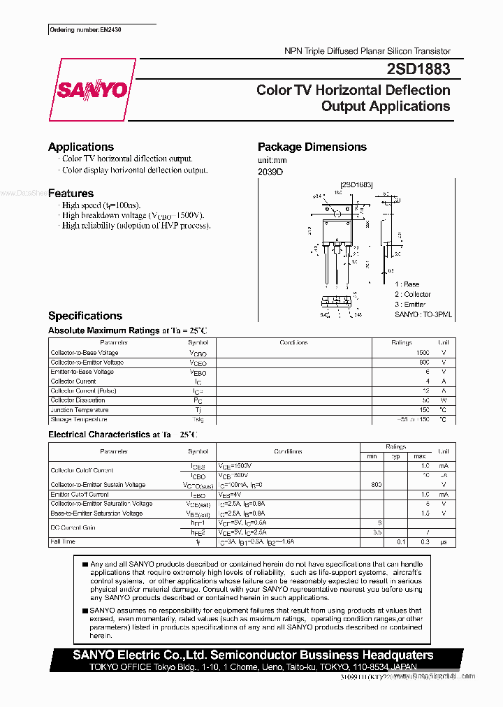 D1883_2960223.PDF Datasheet