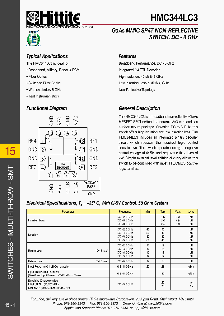 HMC344LC3_2984412.PDF Datasheet