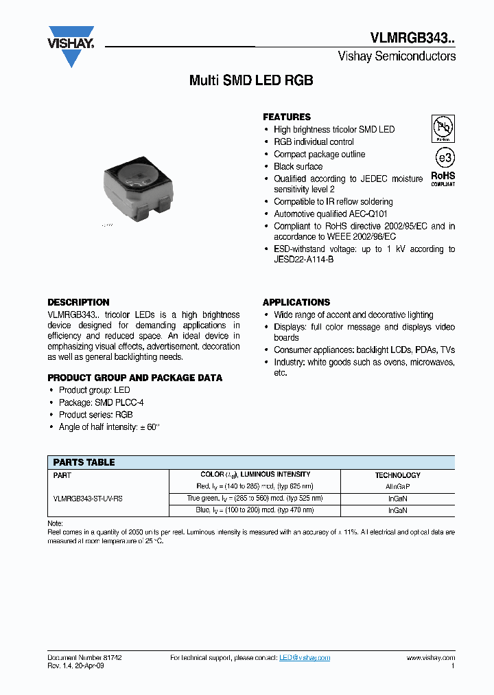 VLMRGB343-ST-UV-RS_2990050.PDF Datasheet