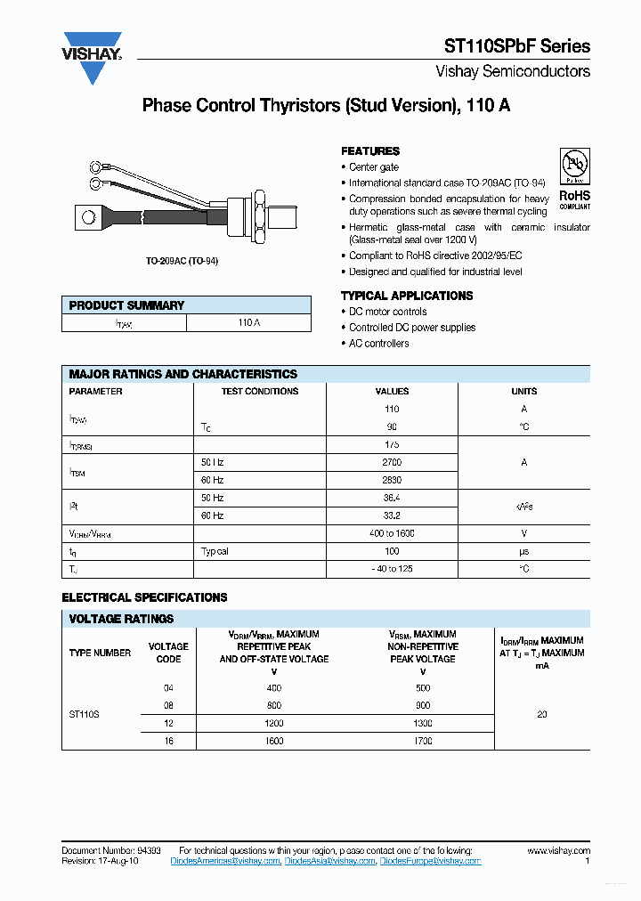 ST110S04P0LPBF_2990344.PDF Datasheet