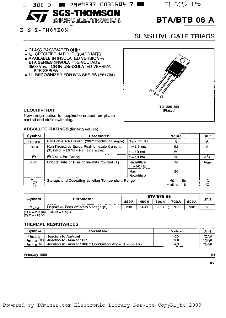 BTA06-200A_2995842.PDF Datasheet