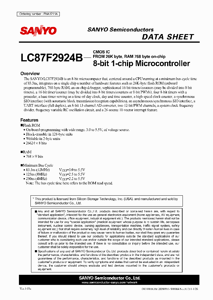 LC87F2924B09_3013181.PDF Datasheet