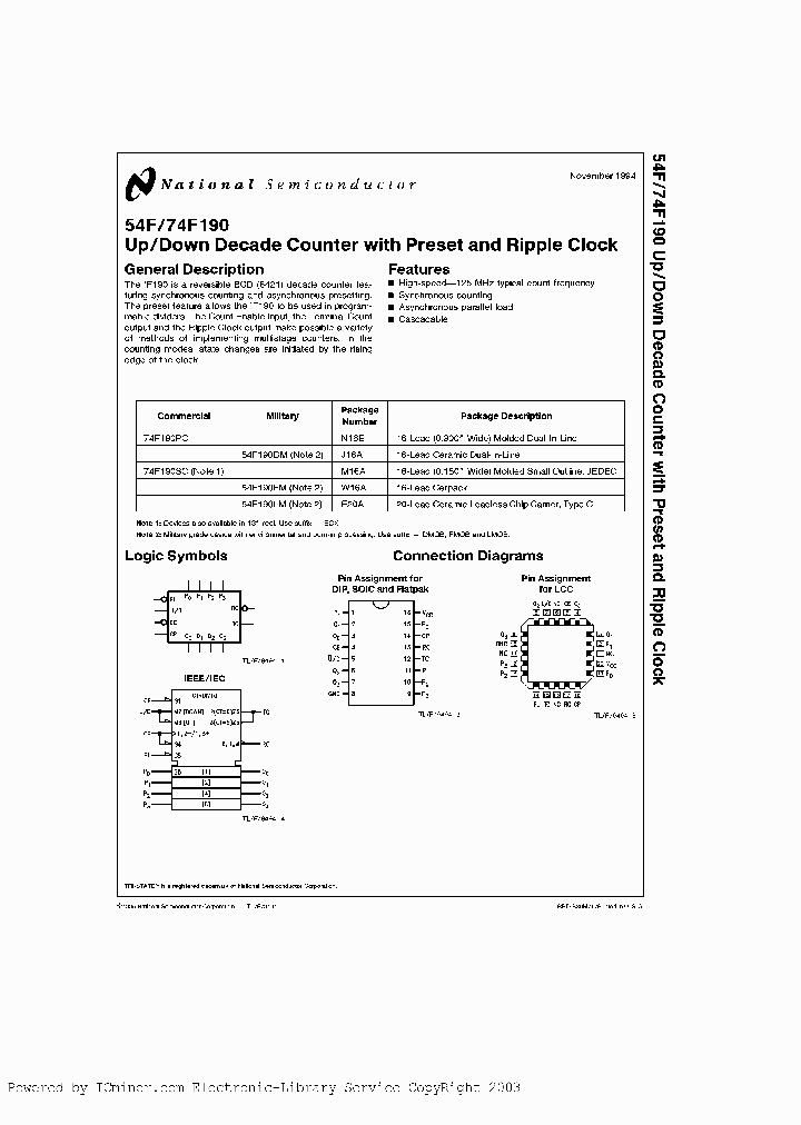 54F190DMQB_3018594.PDF Datasheet