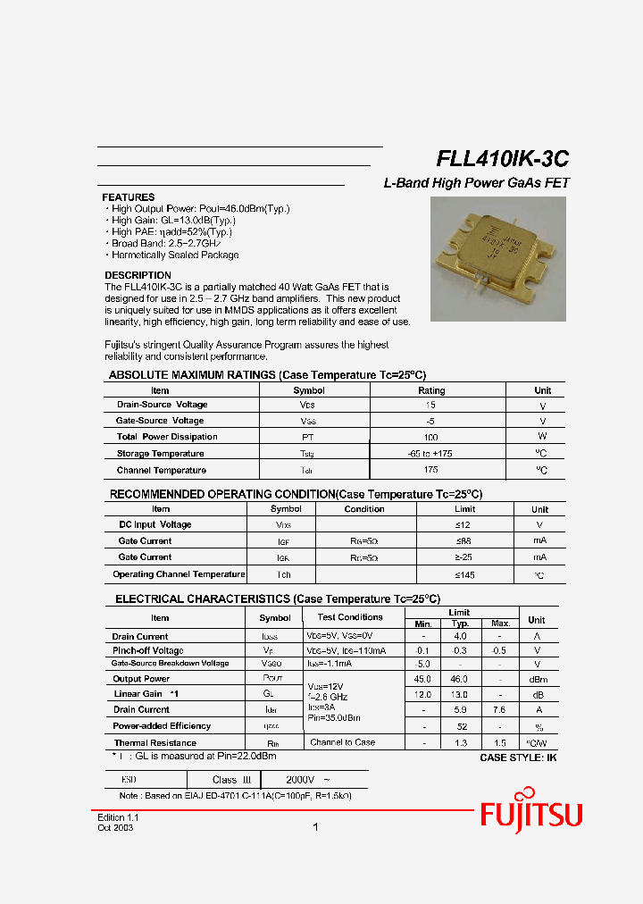 FLL410IK-3C_3022425.PDF Datasheet